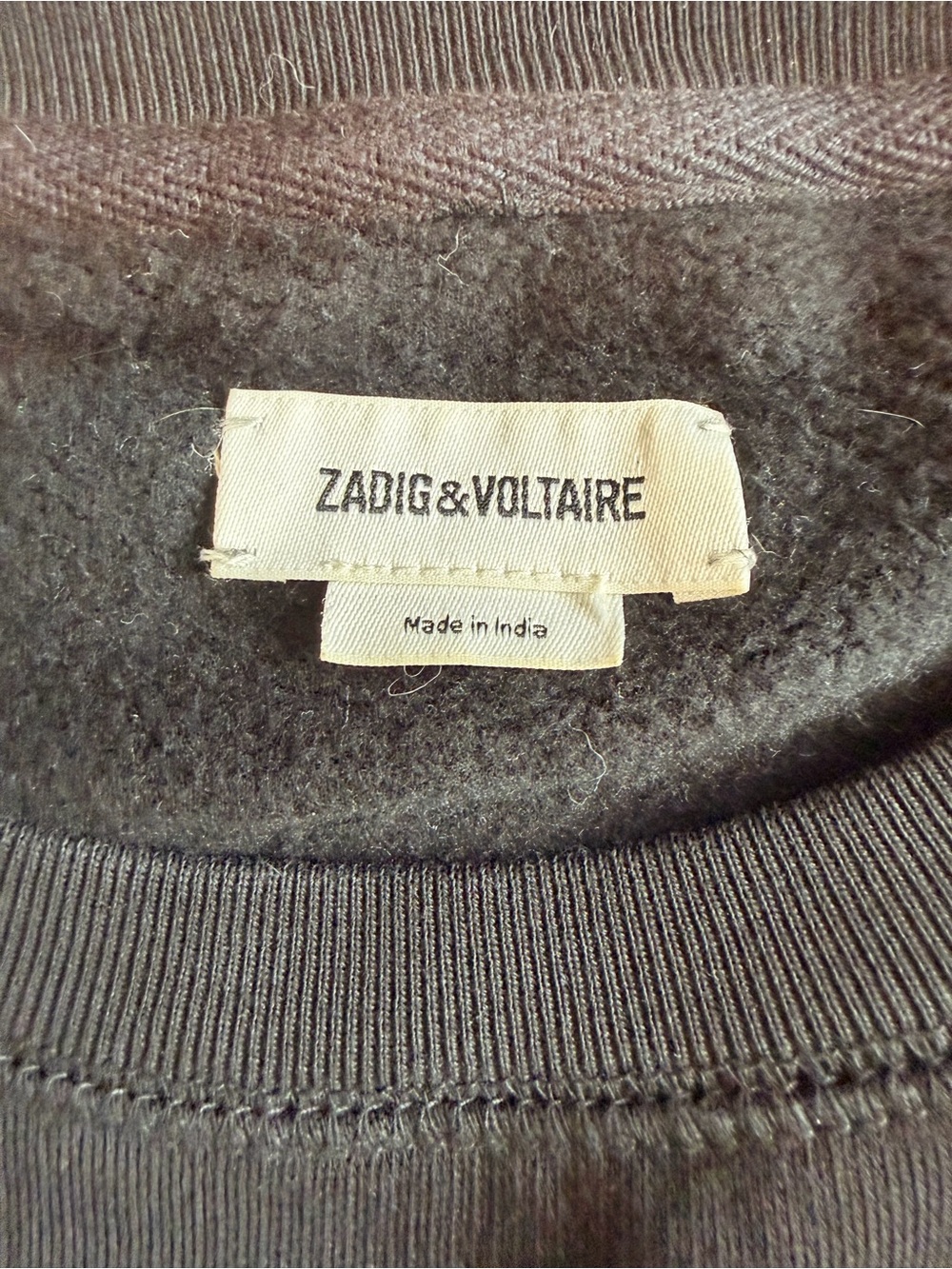 Zadig & Voltaire Black Rhinestone 'ROCK' Sweatshirt M - Picture 4 of 5